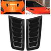 Hood Vents, 2Pcs Universal Car Hood Vent Wear Bonnet Vents Practical Engine Hood Vents for Focus RS MK2 (Glossy Black)
