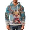 Herrenmode Freizeit Kapuzenpullover Kapuze Plüsch Lange Ärmel