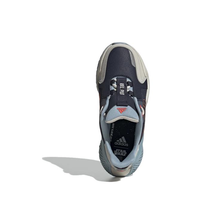 Adidas Star Wars 4uture Runner J Non slip Lightweight Low top Kids' Running Shoes Blue Brown Teenagers EF9483