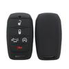 Silicone Key Case For Ram 1500 Dt / Trx / 2500 3500 Hd -, Soft Rubber Key Fob Cover Anti-Drop Protector 4/5/6 Buttons