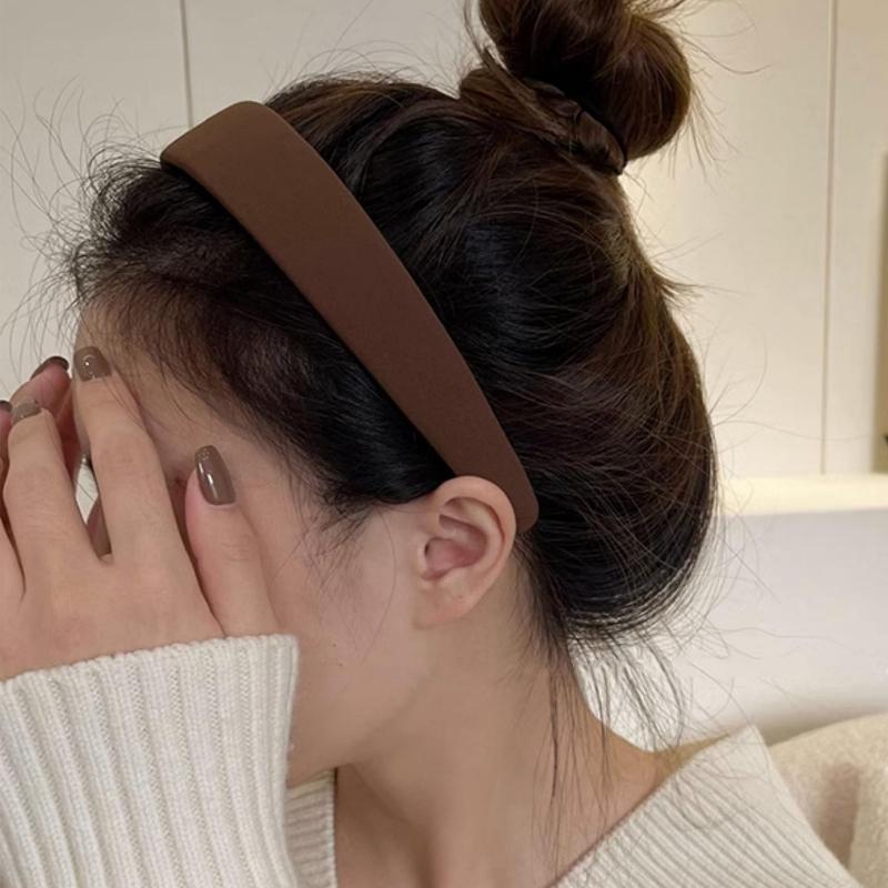 38cm/14.96in Circumference Women's Vintage Elegant Solid Color Headbands, Fashion Versatile Hair Accessories Suitable For Daily Wear, Washing Face