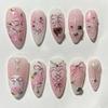 Press On Nail,Fake Nail Stick Glues On Nail False Nail Acrylic Nail Artificial False Nail for DIY Nail Art Designs