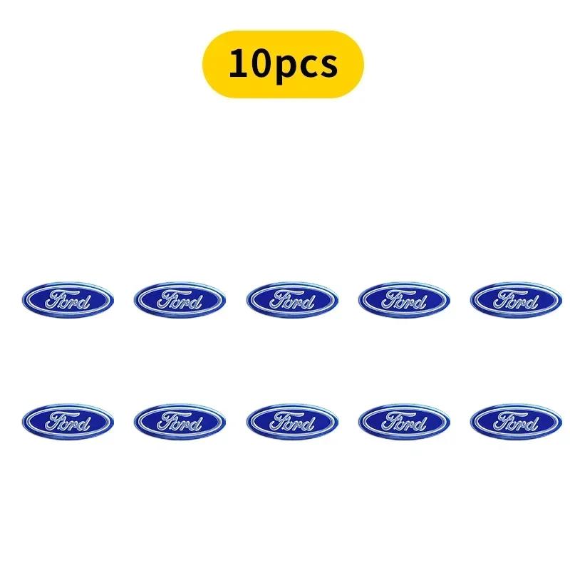 Autoaufkleber 2026 Ford Neu 2025 Heiß 21mm Auto Fernbedienung Schlüssel Emblem Logo Aufkleber Dekoration Decal Für Ford ST FOCUS 2 3 Mondeo Fiesta