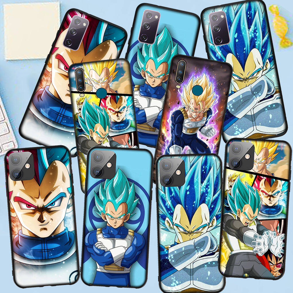 Phone Case for iPhone 17 15 16 Plus Redmi Note 14 12 11 13 Pro Max Huawei P30 P20 Lite OPPO A60 A40 A80 A54 Son Gokus Cartoon Dragon Vegeta Ball Cover