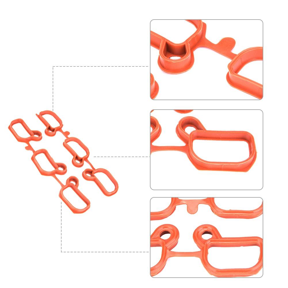 Engine Manifold Gasket Sl Set for 3 5 X Series E36 E39 E46 E60 E85 M54 Brown Rubber