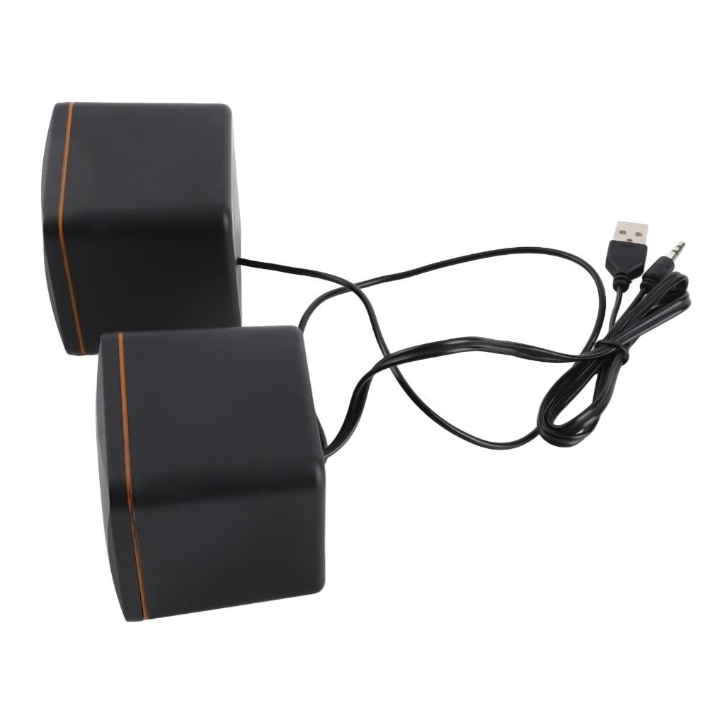 3.5mm Jack Mini Music Speaker Stereo Sound USB Speaker Plug and Play Computer Speaker  Smartphones