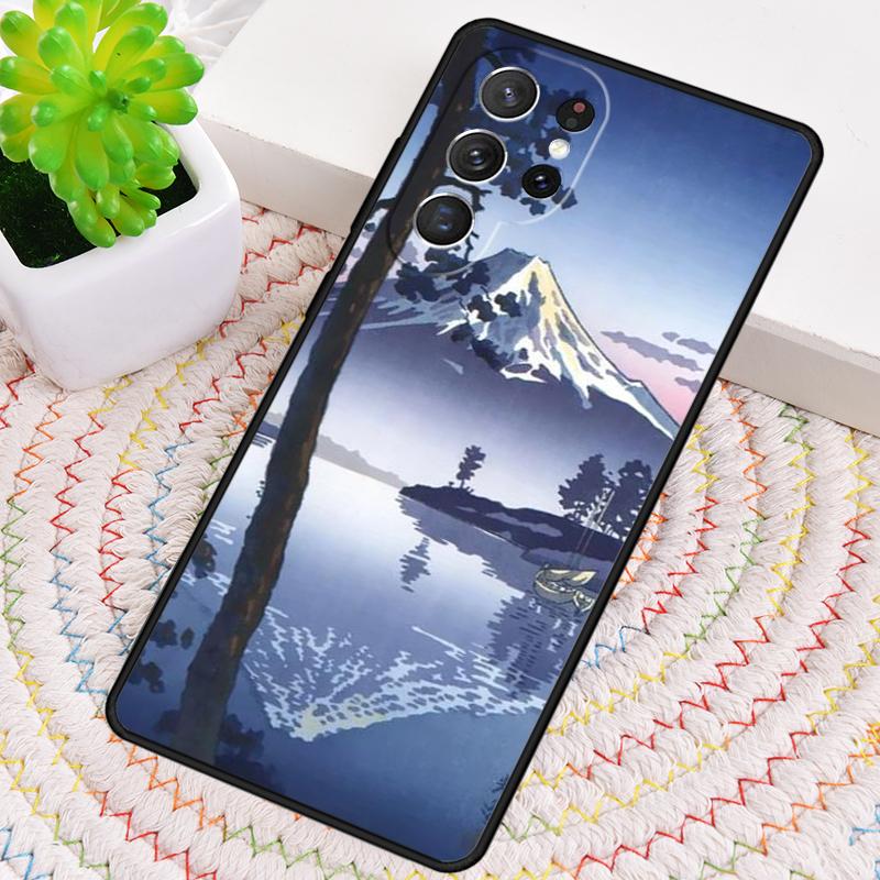 Ukiyo-e Japanese style Art TPU Phone Case For Samsung Galaxy note 10 pro S26 S25 S24 S23 S22 Ultra Plus S21 FE S20 Cover