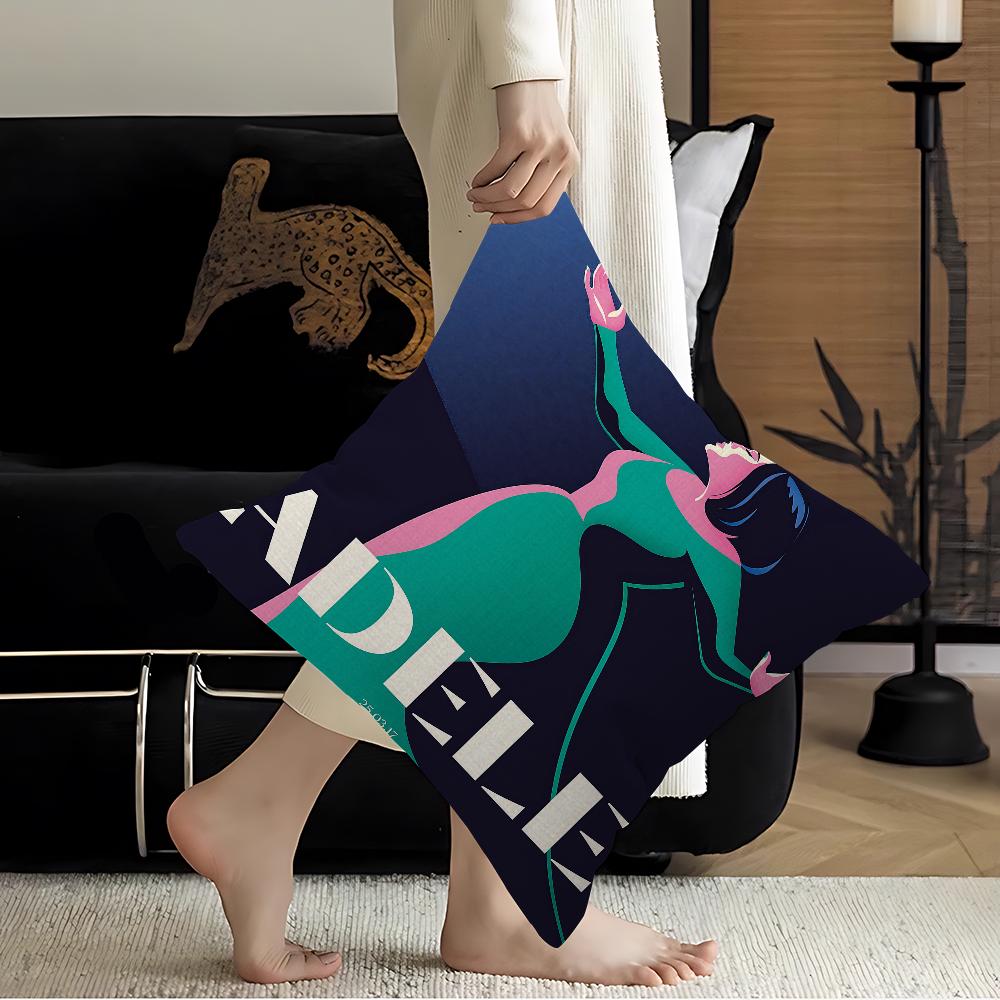 

Singer A-Adele Cushion Cover 30x50 Polyester Sofa Cushions Decorative Throw Pillows Home Decoration Pillowcover 16x16Inch