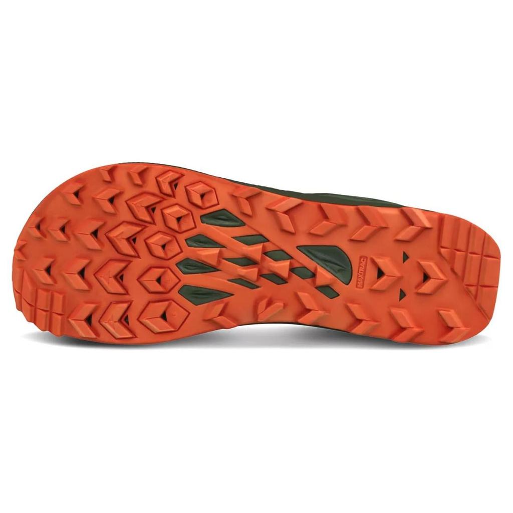 Altra Lone Peak 8 Bequeme Sports-Mesh-Schuhe Stoßdämpfend Rutschfest Langlebig Niedrig geschnitten Trailrunning-Schuhe Herren Sneaker Grün Orange AL0A85NC315