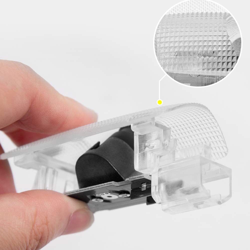 XZFLQ Courtesy Lamp for Toyota Alphard with LED Door ALPHARD LED Courtesy Lamp for Toyota Alphard with Logo 2-Piece (30 Series) Logo, High-Brightness