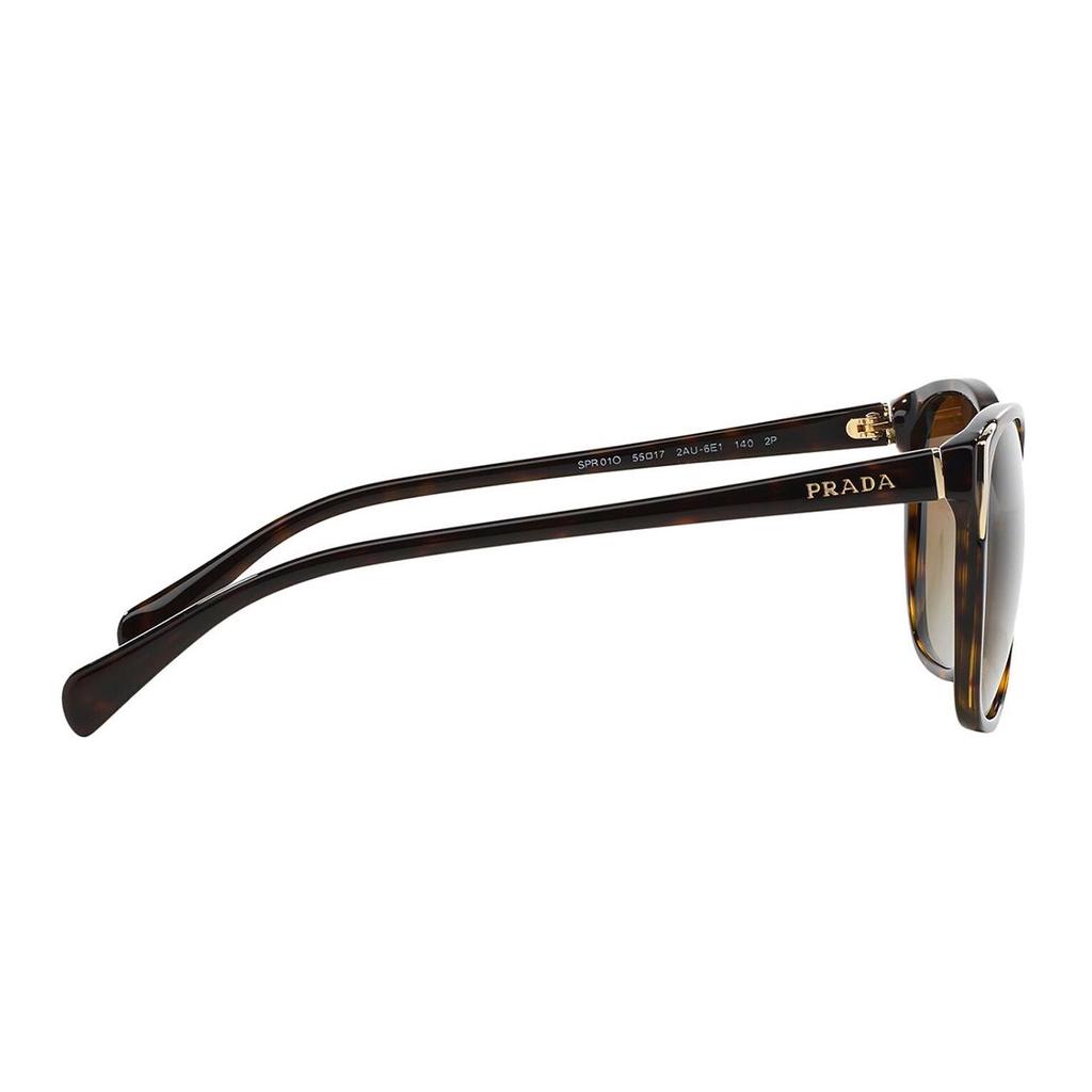 Prada Fashion Trend Acetate Butterfly Sunglasses Women Sunglasses Brown PR-01OS2AU6E1