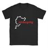 T Shirt Summer The Nurburgring Nordschleife Popular T-Shirts Cotton Tee Shirt for Man Classic Design Short Sleeve Top Tees