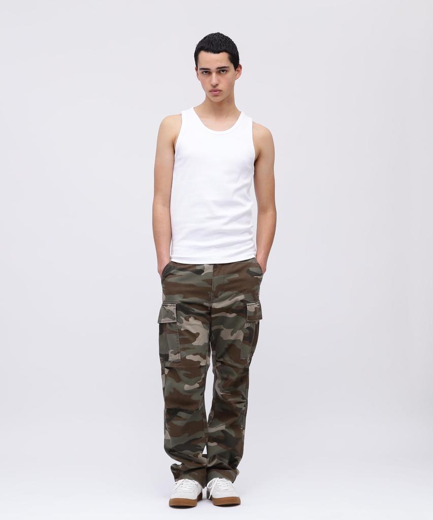 AVIREX DAILY RIB TANK TOP 6143507 S WHITE