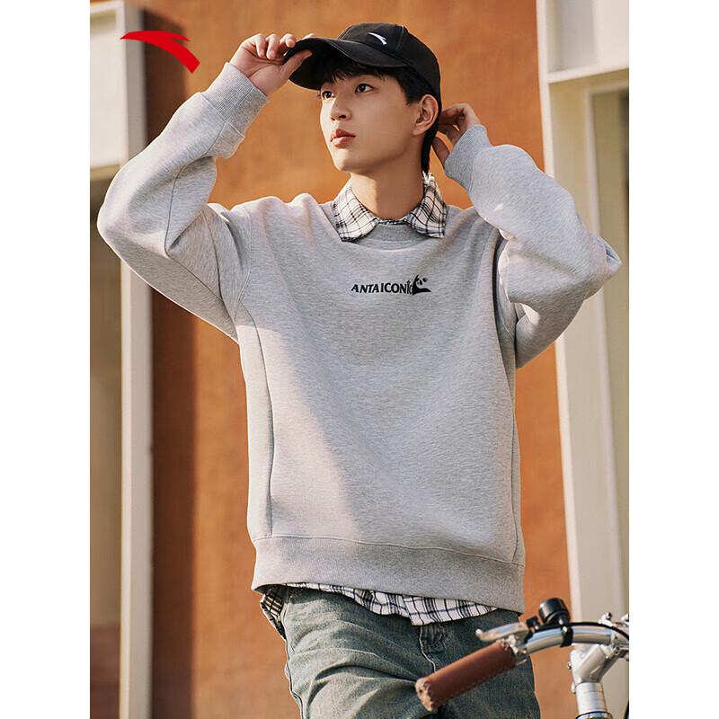 ANTA Wang Yibo Collection Unisex Summer Pullover Sweatshirt L