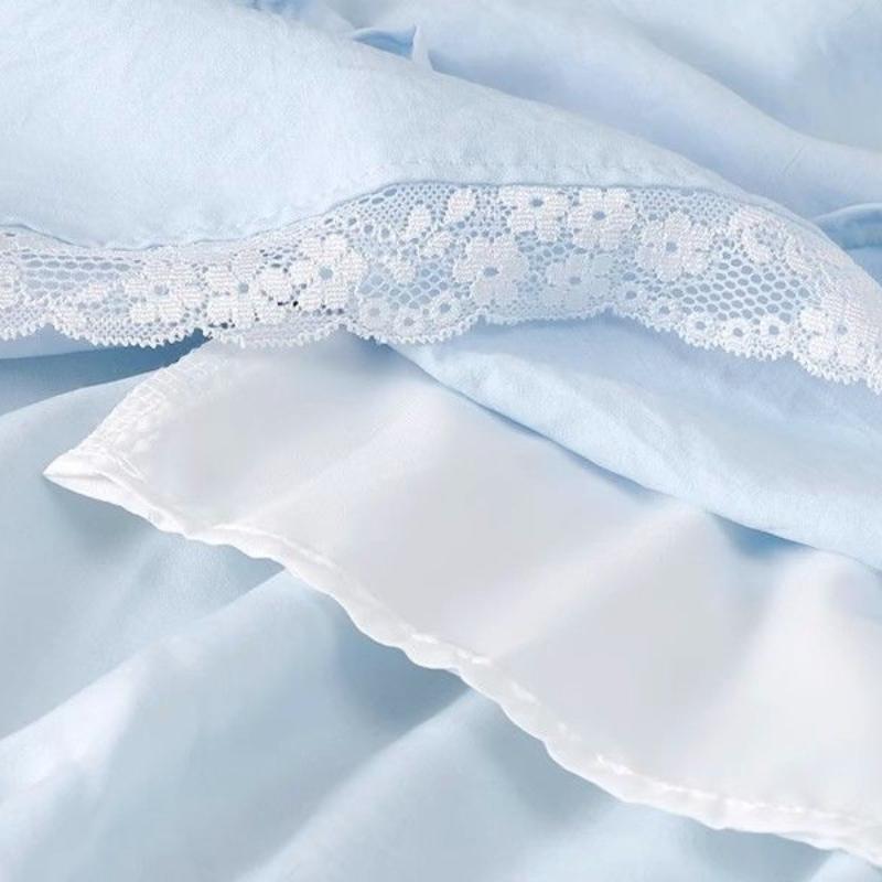 Spring/Summer Balletcore Midi Skirt for Women - Soft Slim-Fit Lace Trim Tiered Cake Skirt