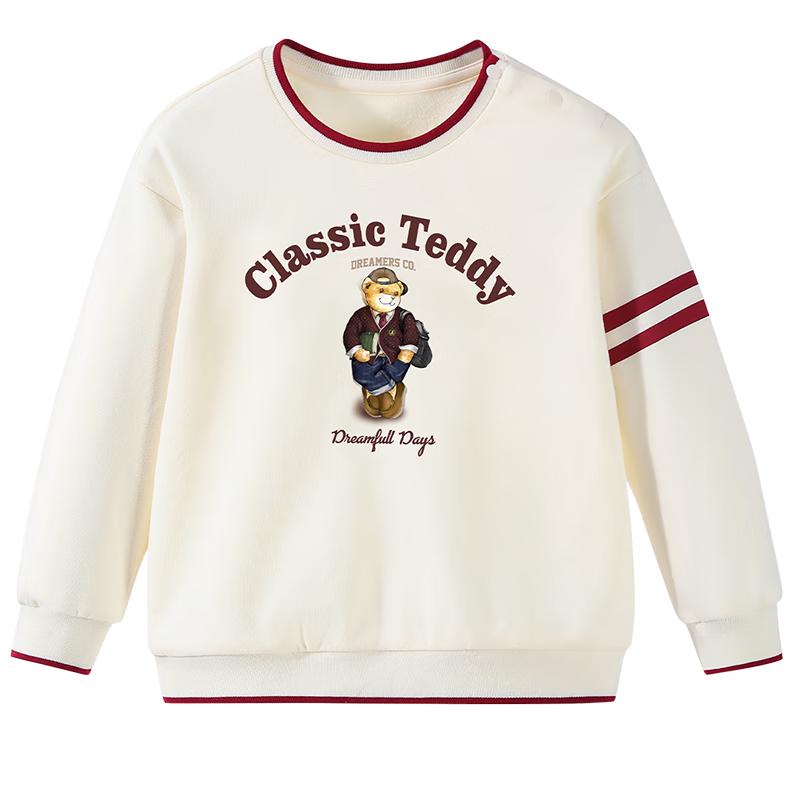 Classic Teddy Boys' Versatile Pullover Sweatshirt