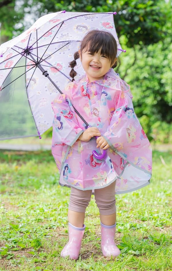 Skater Children's Rain Boots, Disney Princess Design with Reflective Tape, 15cm, RIBT15-A