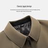 LOMON Men's Lightweight Down Jacket - 2025 Autumn/Winter Business Executive Warm Outerwear