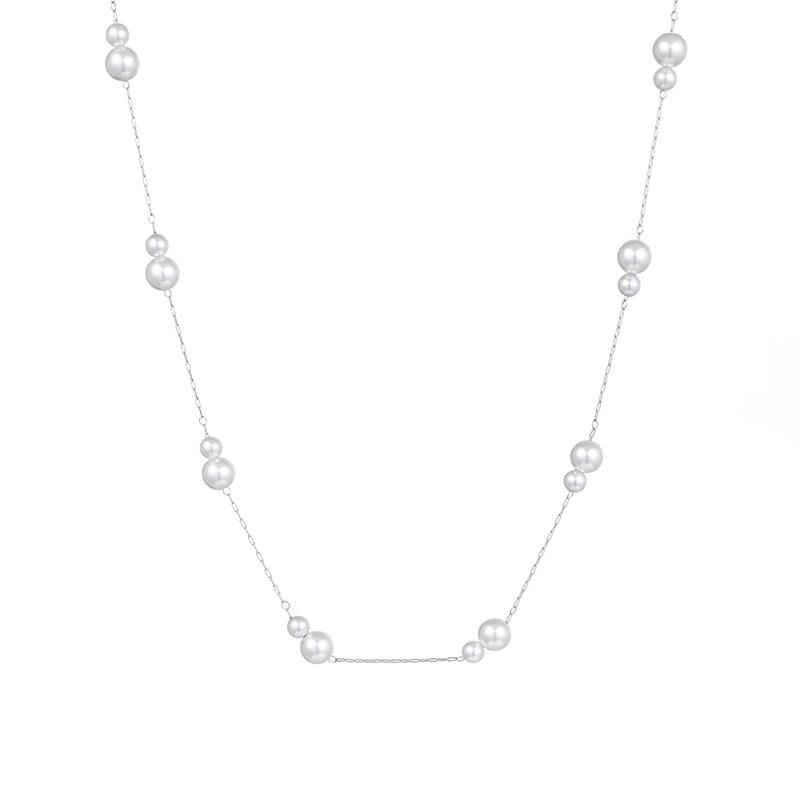 Coliere cu Perle din Oțel Inoxidabil 316L Brățări Foxanry Delicat Simplu Impermeabil Nuntă Mireasă Bijuterii Cadouri EL0080