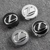 4 Stück 62mm Auto Radnabenkappe Felge Staubdichte Abdeckung Emblem Für IS250 LX470 GX470 RX330 NX300 NX Ct200h IS200 UX250h UX