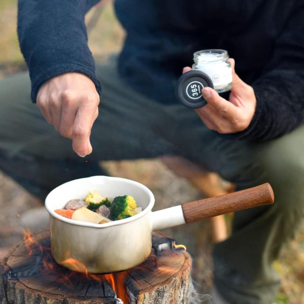 365methods Enamel Milk Induction Pan, 14cm, Compatible, Yellow, YY-14M.Y