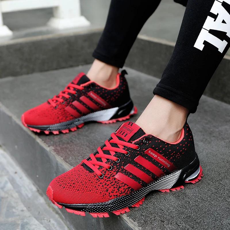 fashion Running Shoes Men Sneakers Breathable Zapatillas Hombre Couple Fitness Sneakers Women Gym Trainers Outdoor Sport Shoes Men