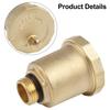 HVAC System Automatic Float Valve Brass Exhaust Valve with Air Bleeder Vent Valve No Water Leakage Maximum Pressure 150 PSI
