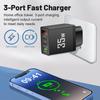 35W Dual PD Port USB Fast Charger Type C Mobile Phone Adapter Quick Charge Wall Charger for IPhone 16 15 14 Xiaomi Samsung Oneplus