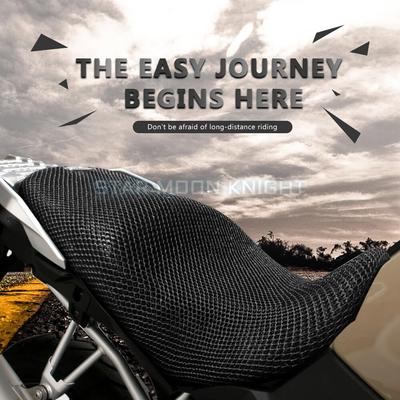 Motorrad Anti-Slip 3D Mesh Stoff Sitz Abdeckung Atmungsaktive Wasserdichte Kissen Für Suzuki V-Strom VStrom DL1000 DL650 DL250 DL 650