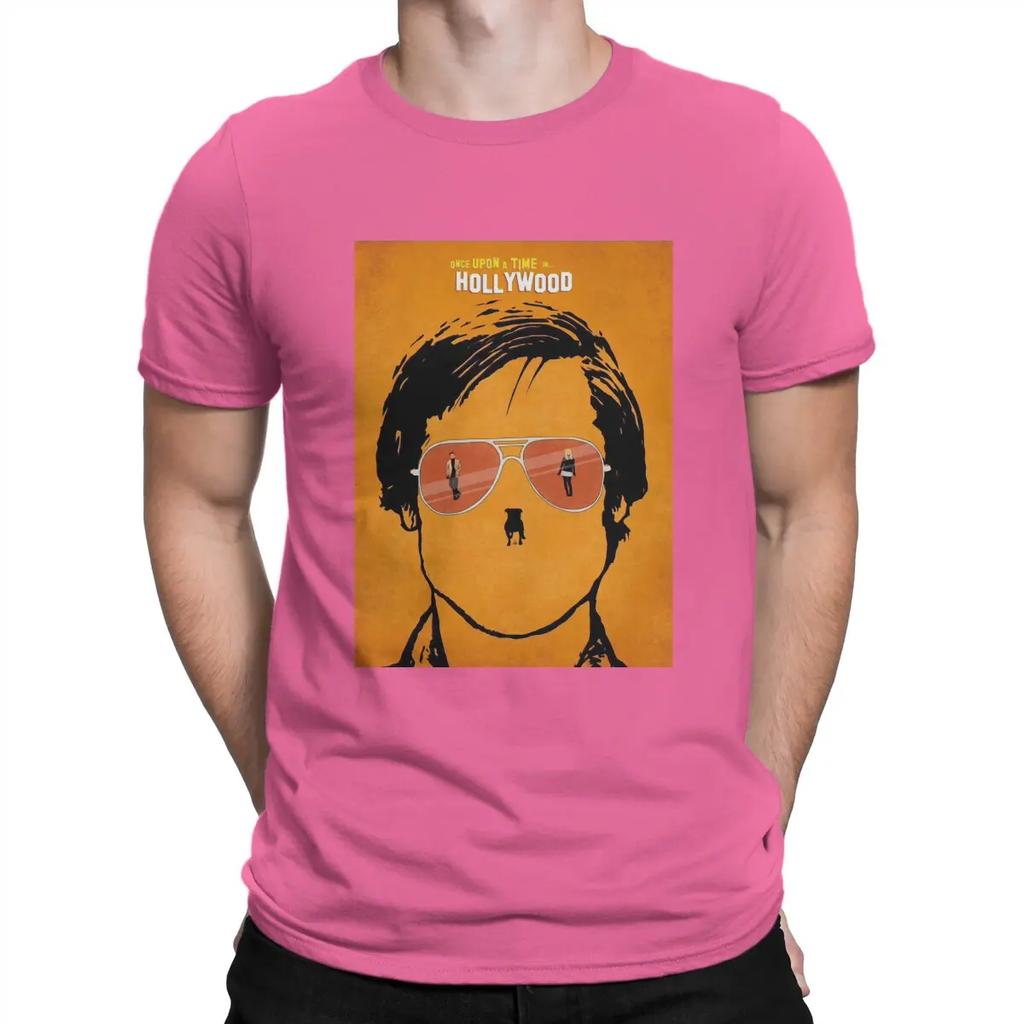 Once Upon A Time In H-Hollywoods Newest TShirt for Men Cartoon Film Round Neck Basic T Shirt Hip Hop Gift Clothes Tops