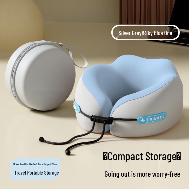 Portable Memory Foam U-Shaped Travel Neck Pillow