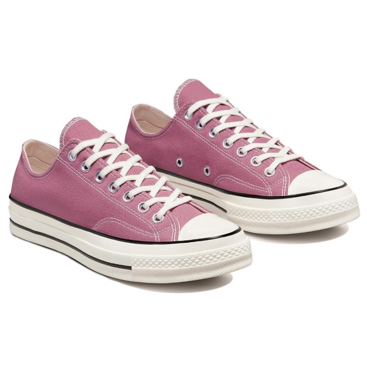 Converse Chuck 70 Vintage Canvas Low 'Pink Aura' (Unisex) Pink Aura / Egret / Black Canvas Shoes 172957C