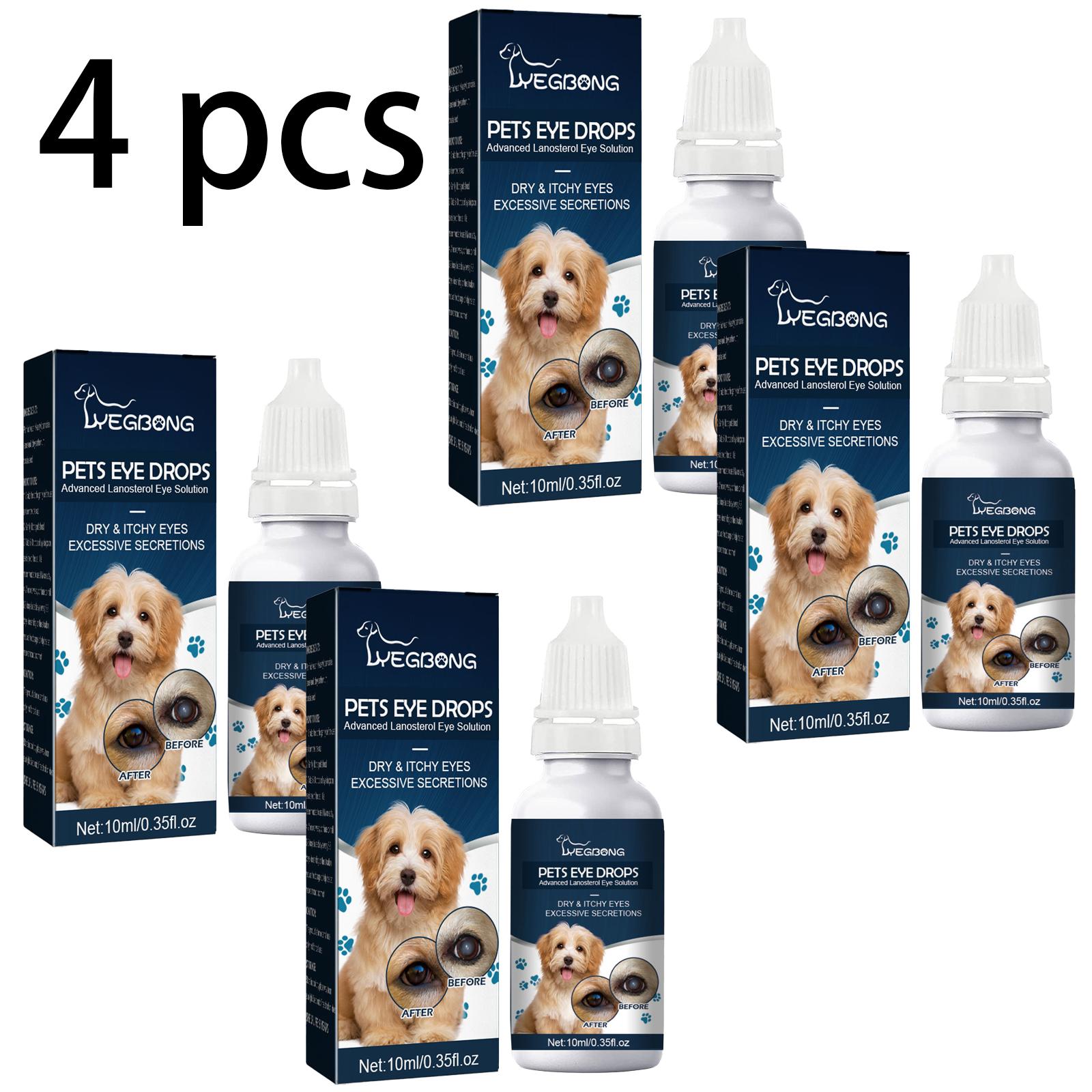 

Глазные капли для домашних животных Yegbong, удаляют слезные дорожки у кошек и собак, очищают глаза, снимают зуд в глазах, глазные капли 10 мл/коробка