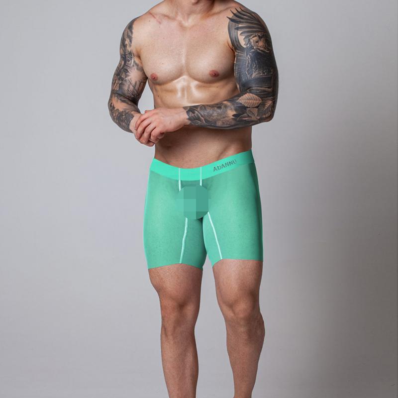 1 Piece Ice Silk Men's Boxers Soft Comfortable Underpants Men Transparent Underwear Ultrathin Breathable Male Boxer Shorts Trunks