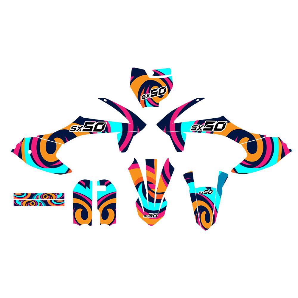 Waterproof Decorative Stickers for KTM SX 50 2016-2023 Off-Road Motorcycle