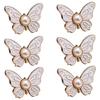 1/6 Pcs Button Pins Jeans Waist Buckles Detachable Pants Waist Tightener Jeans Button Pins Butterfly Waist Buckles