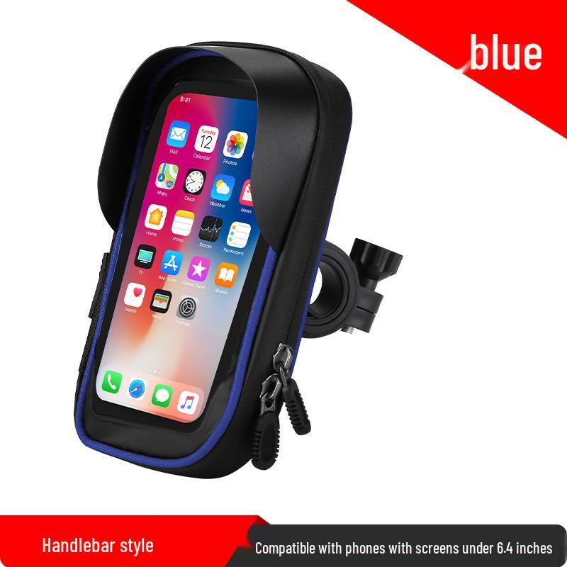 Waterproof Multifunctional Phone Holder Bag for Cycling & Motorcycling with Touchscreen Access