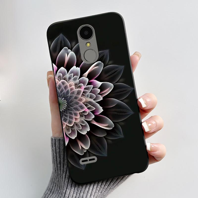 Casing For LG K4 2017 X230/LG K8 2017 X300 Slim Case Aesthetic Luxury Cute Cool Boys Girls Black Matte Soft Silicone Back Cover