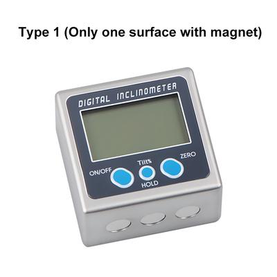 Multi-functional Digital Inclinometer Zinc Alloy   360 Degrees  Electronic Protractor   Digital Angle Gauge with Magnet