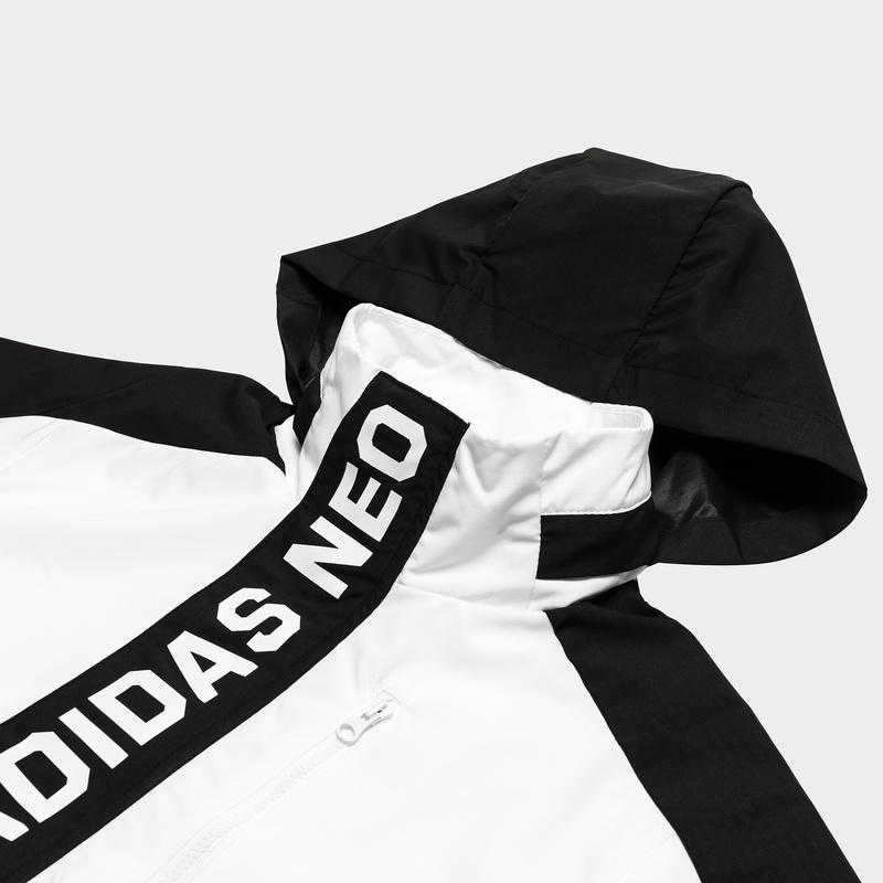 adidas Neo Casual Sportliche Kapuzenjacke Herrenjacken Weiß GL7188