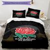 Set Biancheria da Letto Rugby Inghilterra 3 Pezzi Copripiumino Chiusura Include 1 Copripiumino & 2 Federe, Morbido e Confortevole per Tutte le Stagioni.