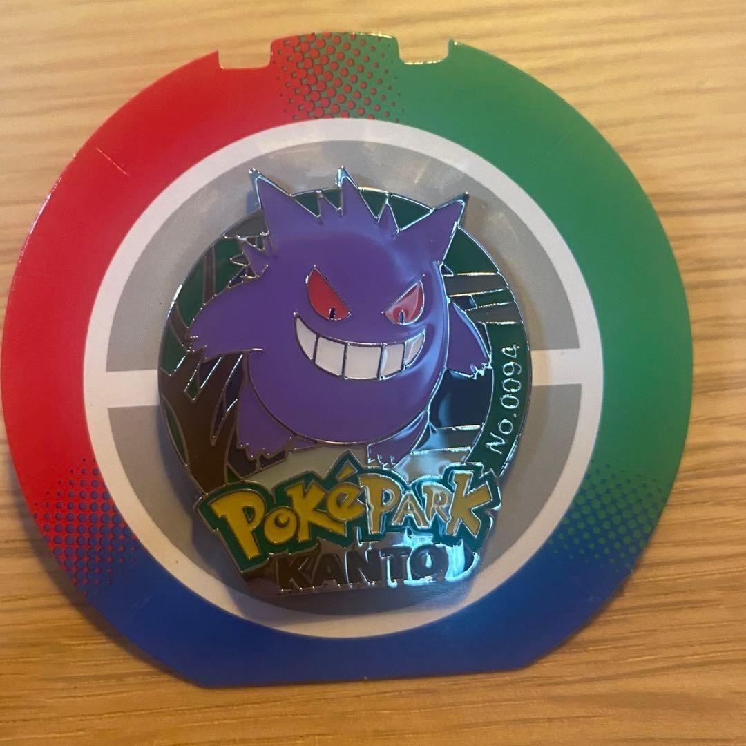 Pokepark Kanto Limited Pokemon Gengar No.0094 Pin badge Japan