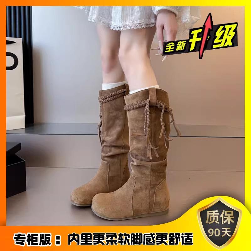 

Canvas Martin boots women s summer 2025 new short boots thick-soled versatile breathable shell head high-top boots children s tide 40