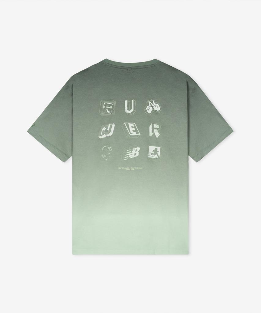 Nyuballanseu Nbneg25423 / Uni Rc Frozen Pictogram Short Sleeve T-Shirt (Light Khaki)