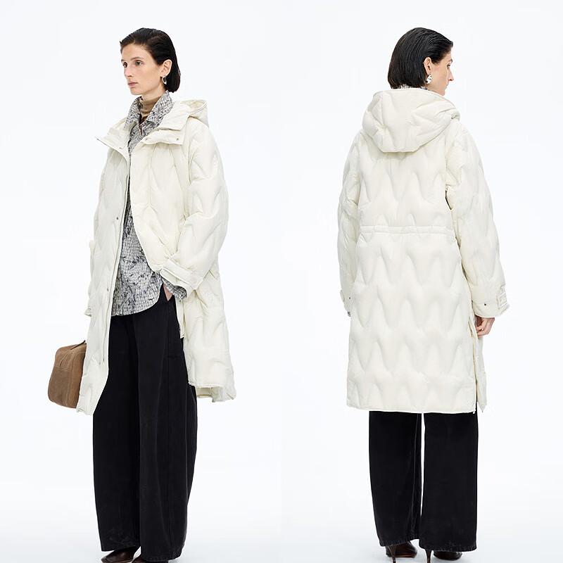 JNBY 2025 Winter Loose-Fit Hooded Duck Down Jacket 5PAC11200