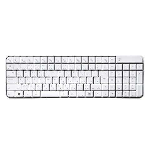 Sanwa Supply Wireless Keyboard with Mouse White SKB-WL25SETW
