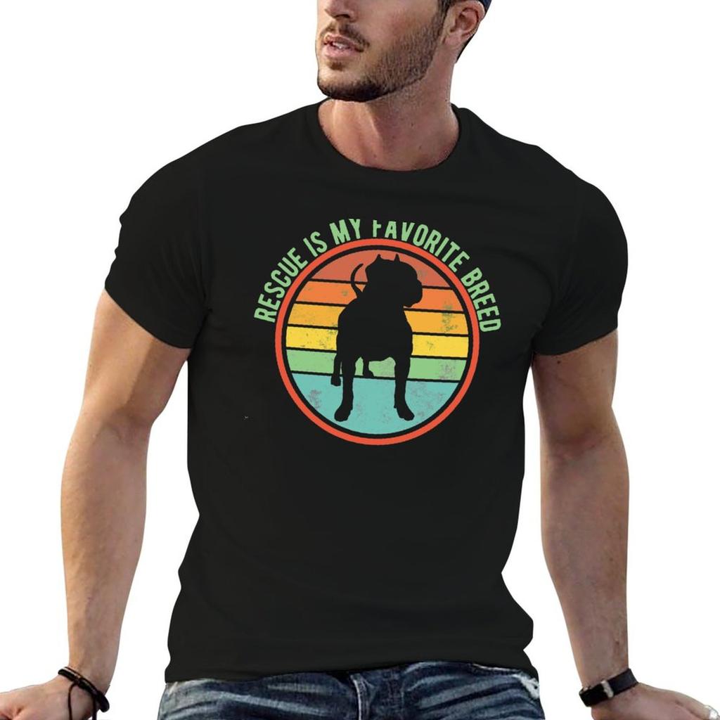 Rescue Is My Favorite Breed TShirt Funny Meme TShirts New Gifts And TShirts Unisexs Cotton T Shirts