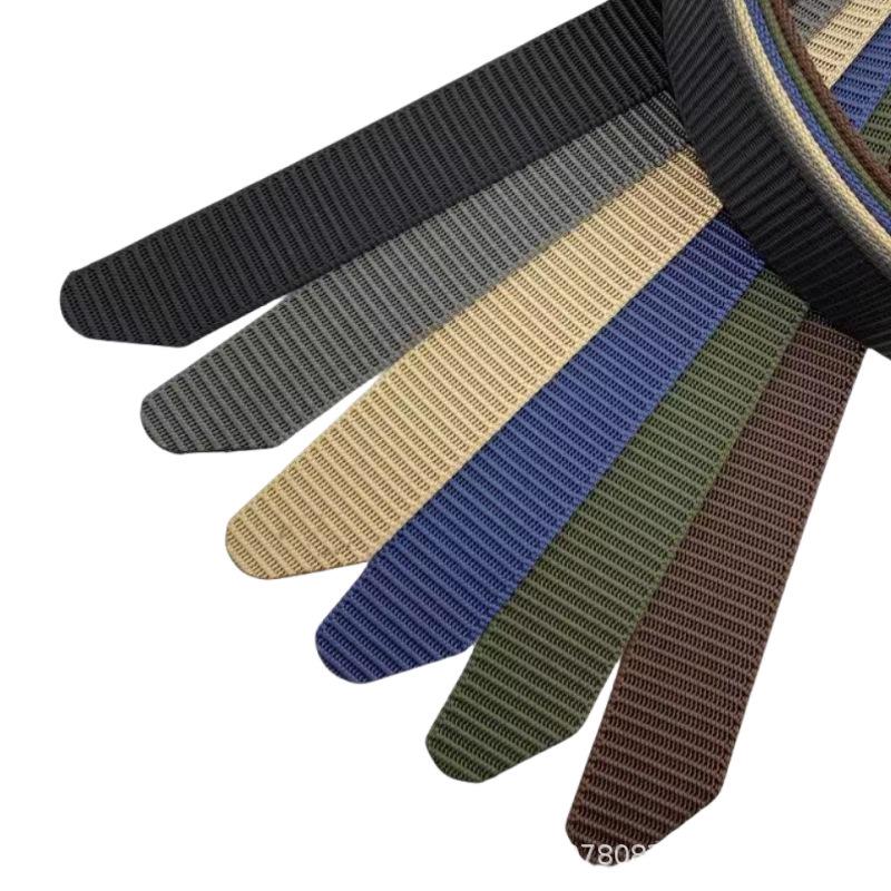 Men's Nylon Automatic Buckle Tactical Belt - Versatile, Toothless, Outdoor Canvas Waist Belt