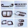 Car Styling Black Wood Grain Interior Gear Shift Panel Air Vent Outlet Steering Wheel Cover For Honda Freed Air/Crosstar 2024 +