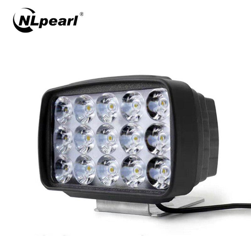 Nlpearl LED DRL Square Daytime Running Light Car Fog Light Driving Lamp